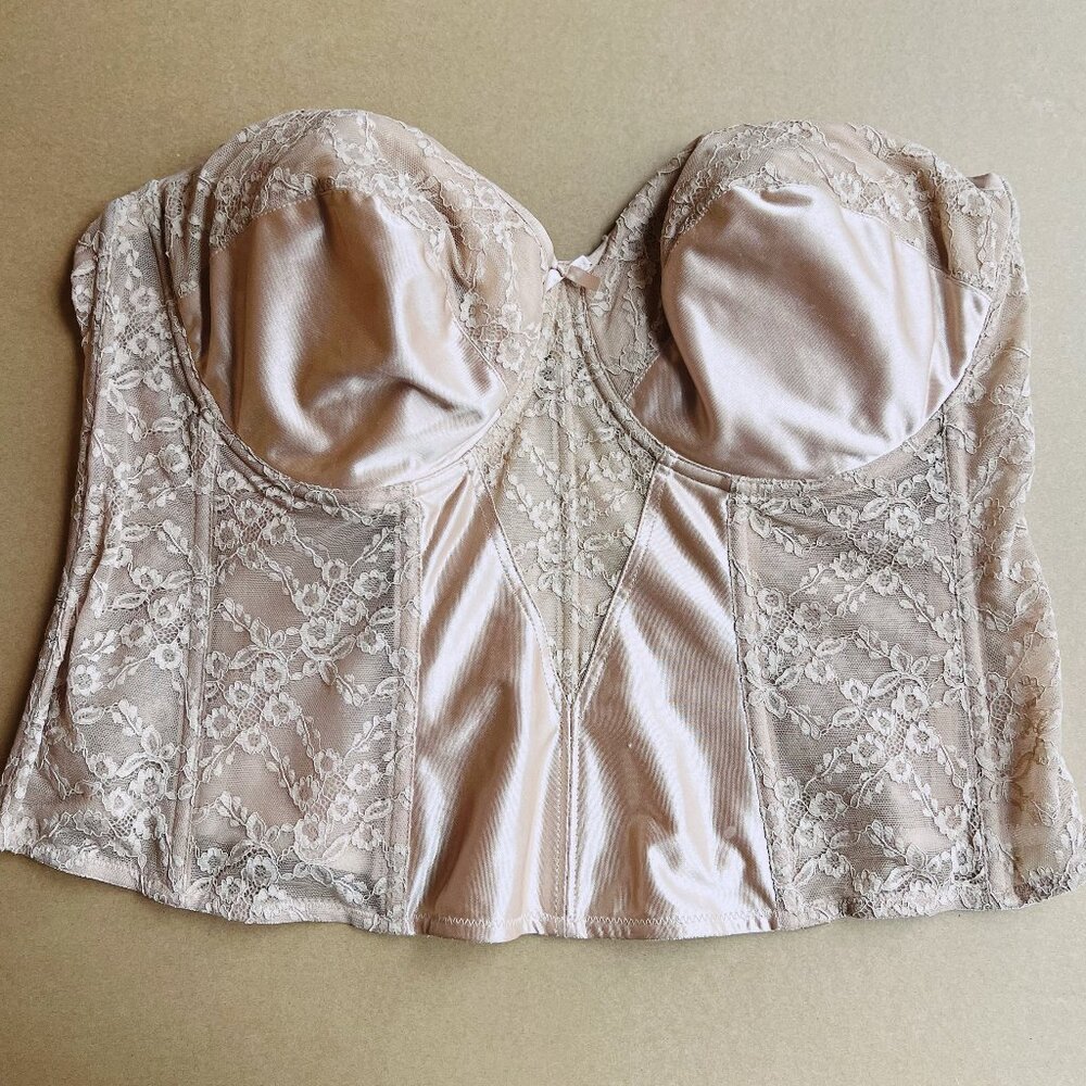 Va Bien Lace Bustier Corset | Nude / Blush | Size 46C | Style 523